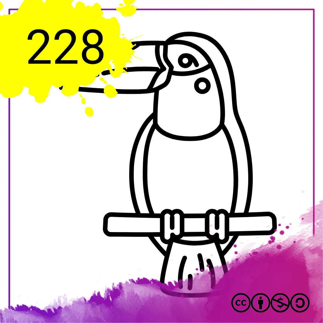 Mein Malbuch Heft Nr. 228 - Tukane