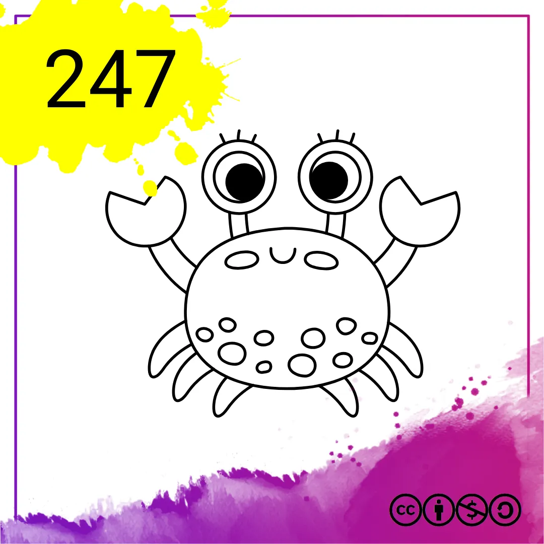 Mein Malbuch Heft Nr. 247 - Krabben