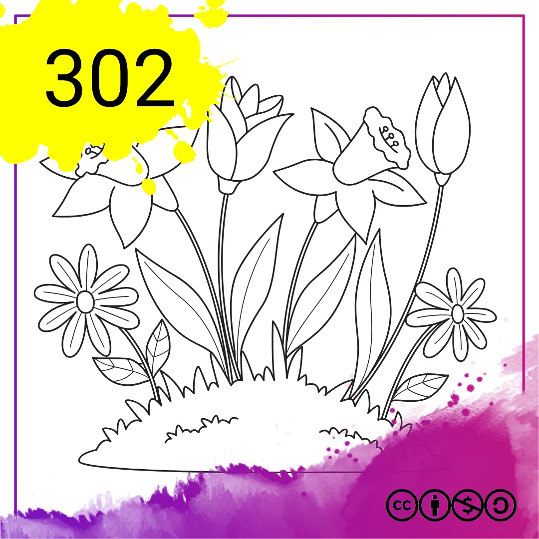 Mein Malbuch Heft Nr. 302 - Frühling