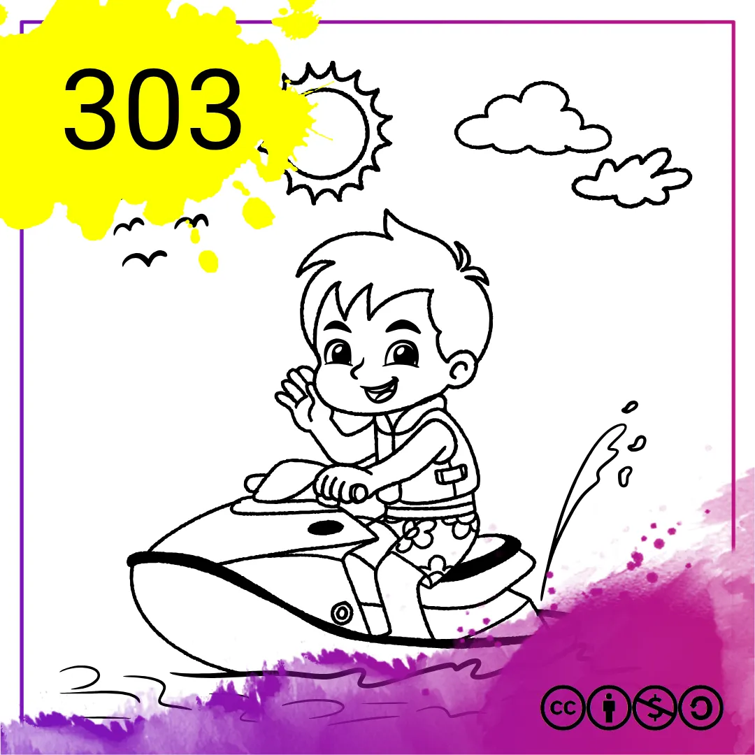 Mein Malbuch Heft Nr. 303 - Sommer