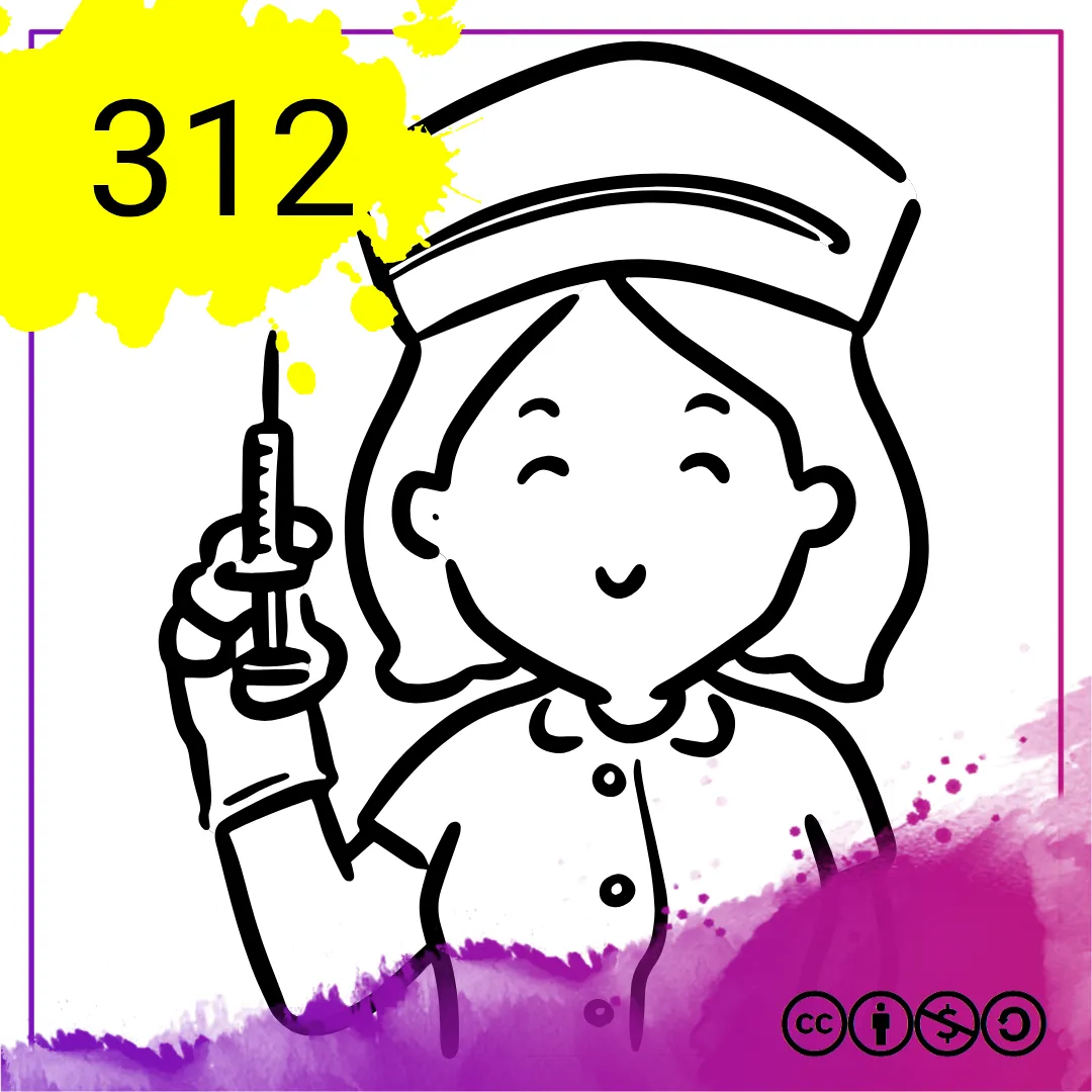 Mein Malbuch Heft Nr. 312 - Krankenschwester