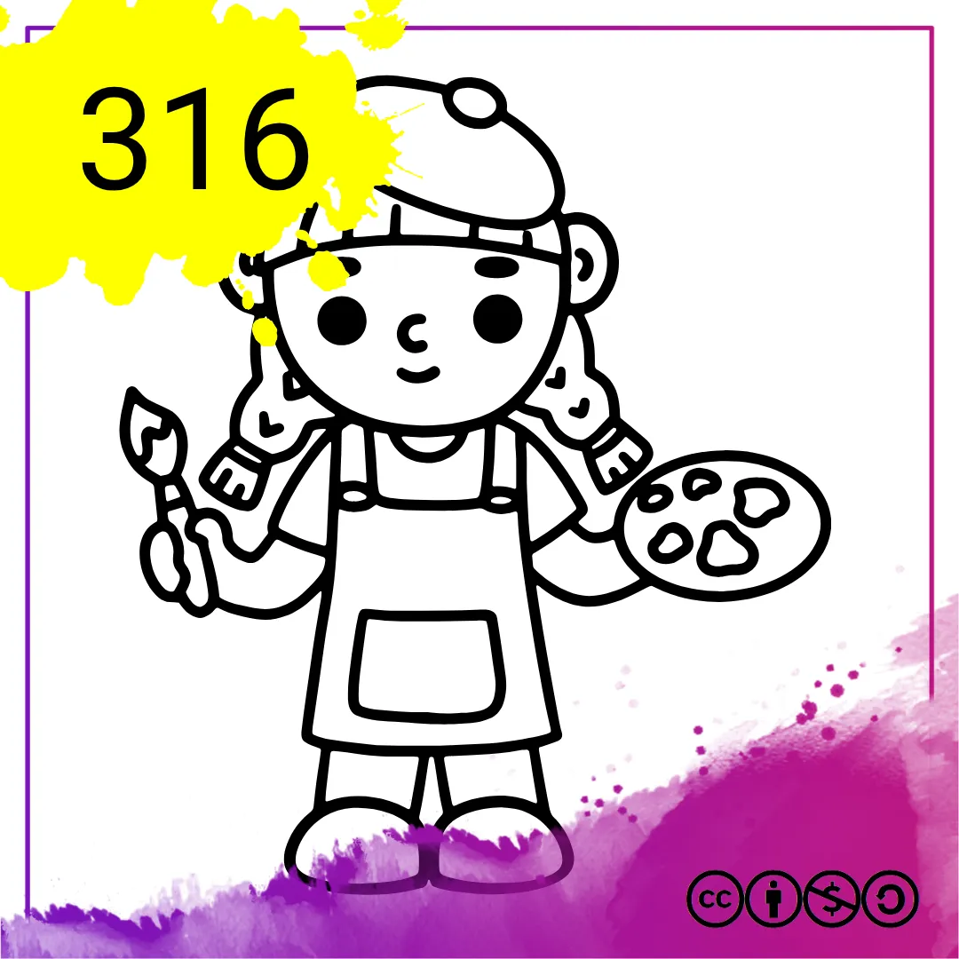 Mein Malbuch Heft Nr. 316 - Maler