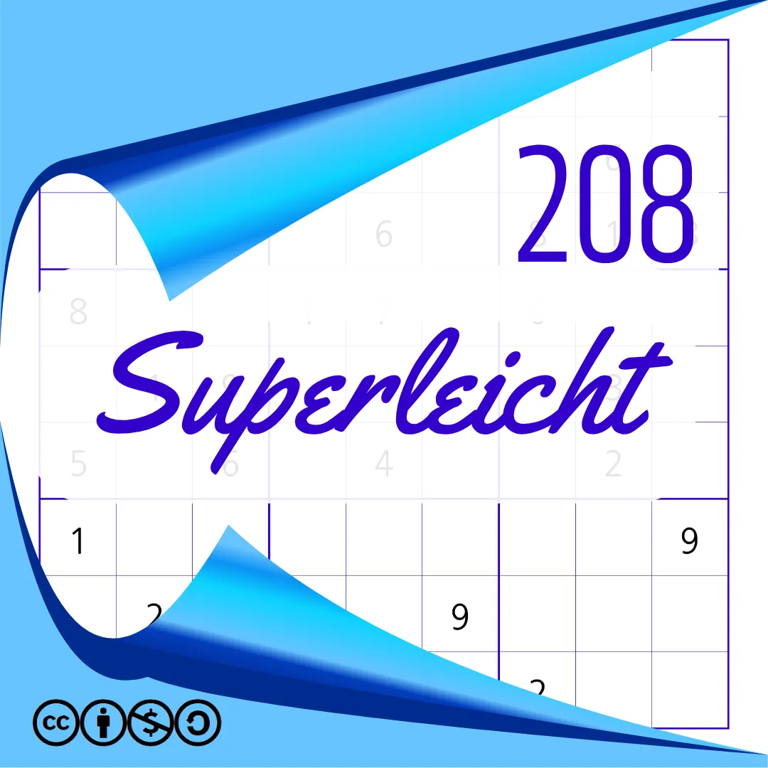 Sudoku Superleicht Heft Nr. 208