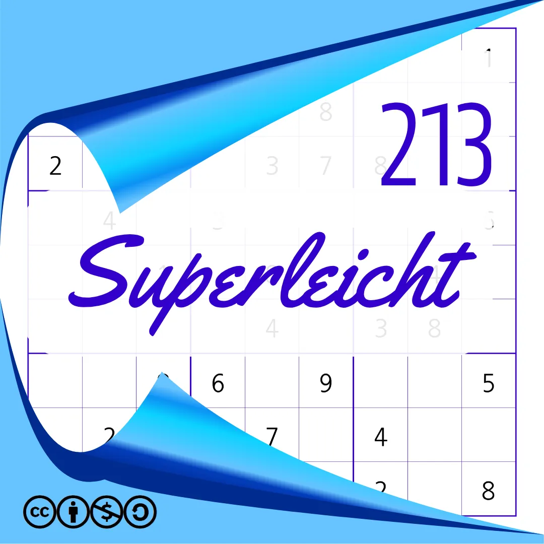 Sudoku Superleicht Heft Nr. 213