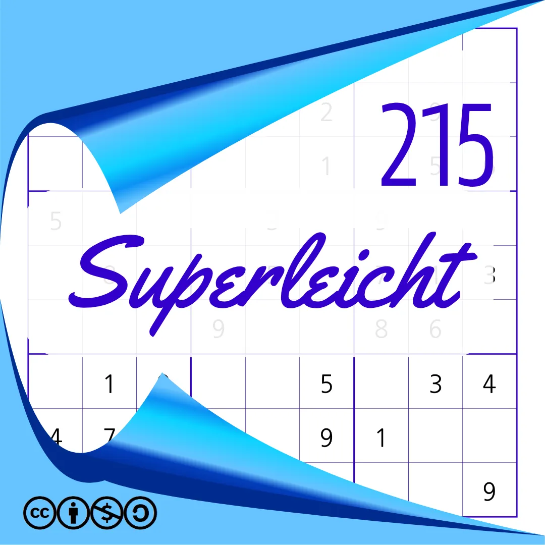 Sudoku Superleicht Heft Nr. 215