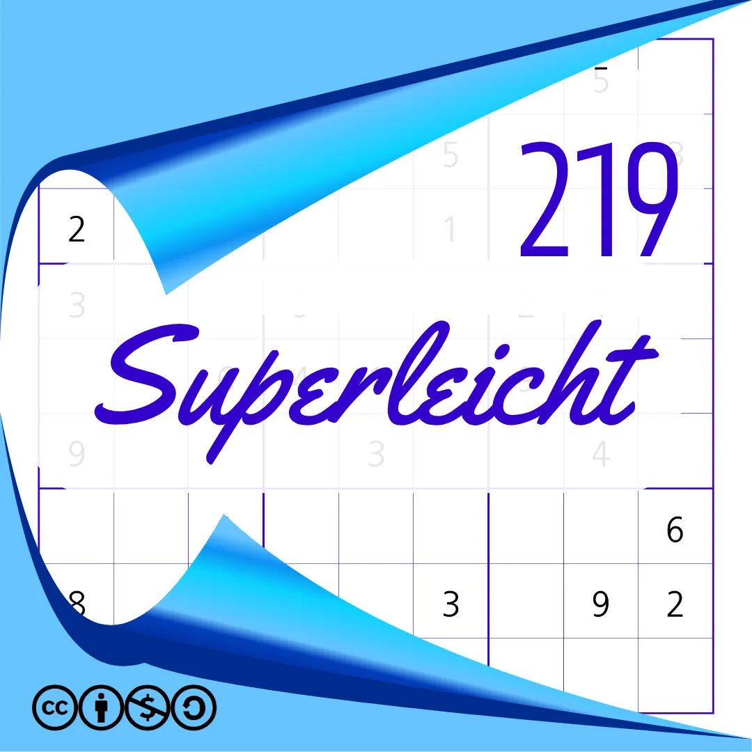 Sudoku Superleicht Heft Nr. 219
