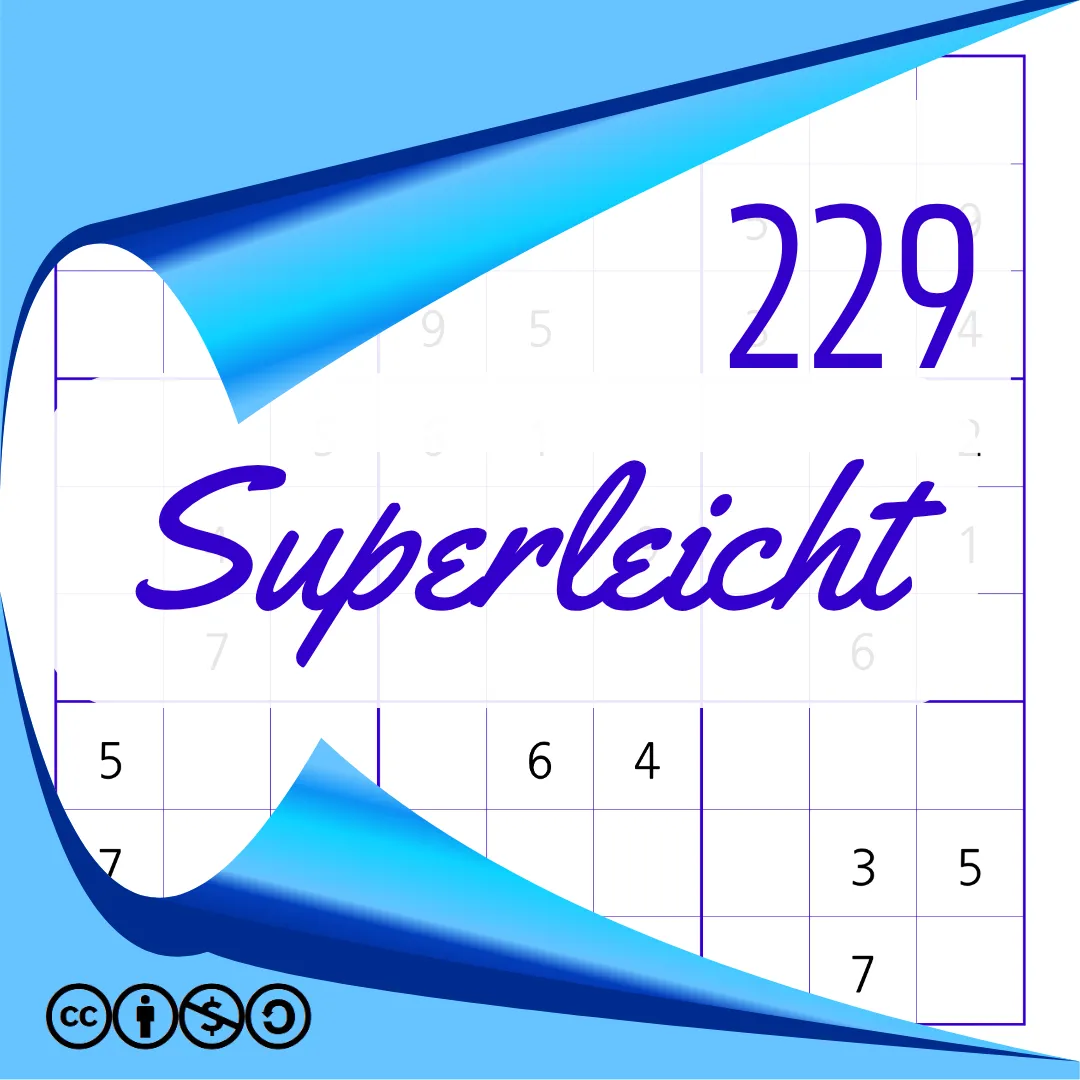 Sudoku Superleicht Heft Nr. 229