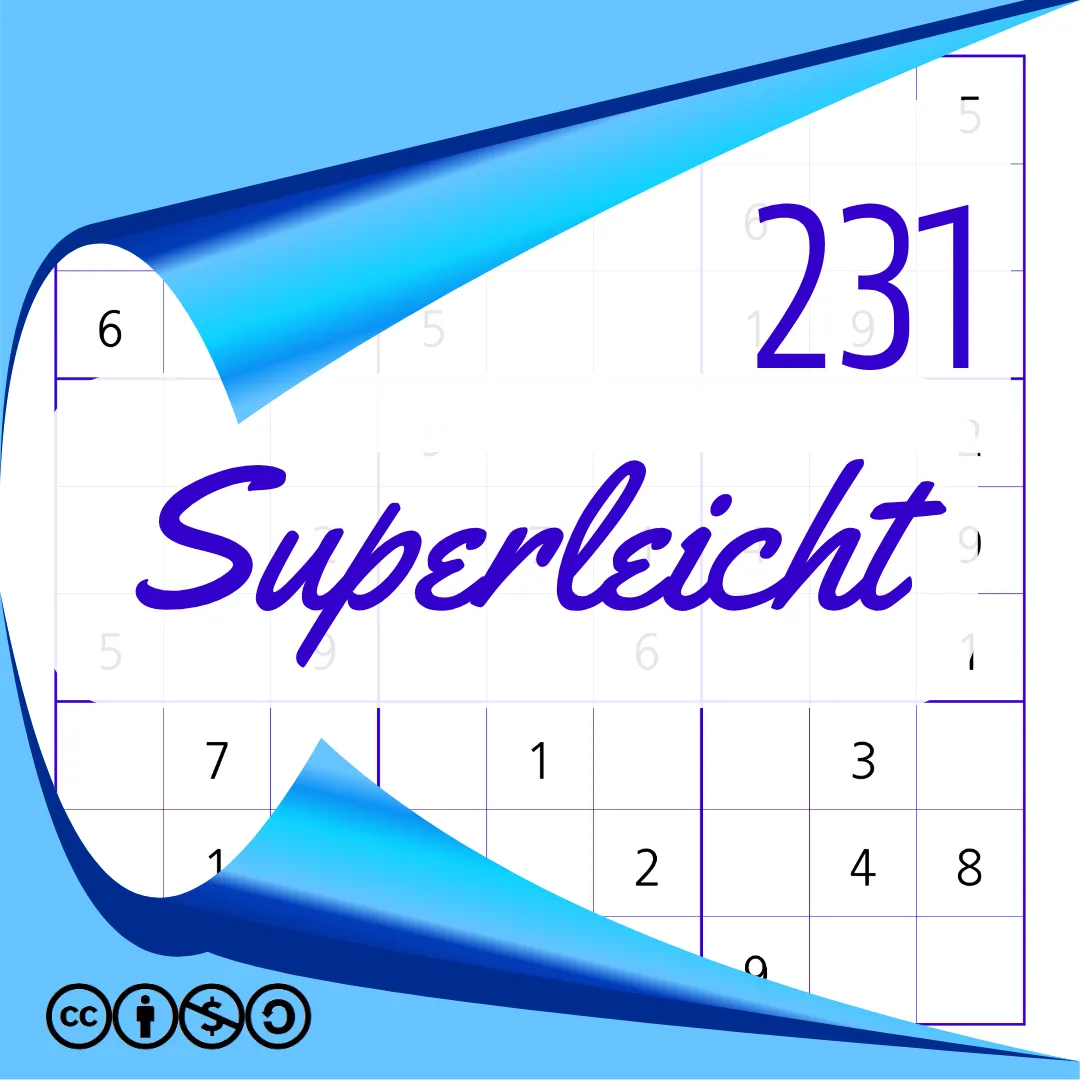 Sudoku Superleicht Heft Nr. 231