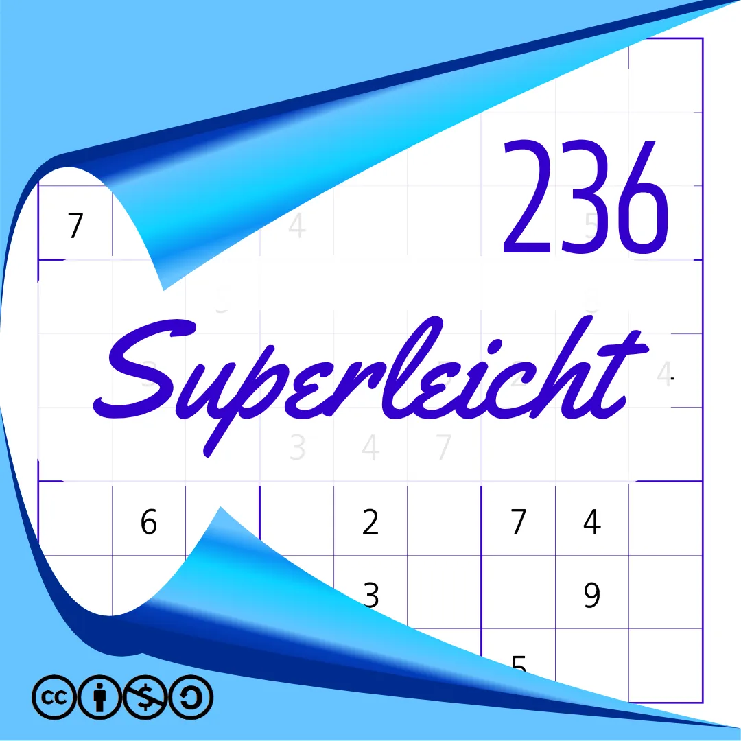Sudoku Superleicht Heft Nr. 236