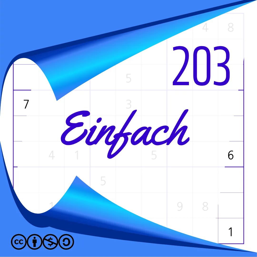 Sudoku Einfach Heft Nr. 203