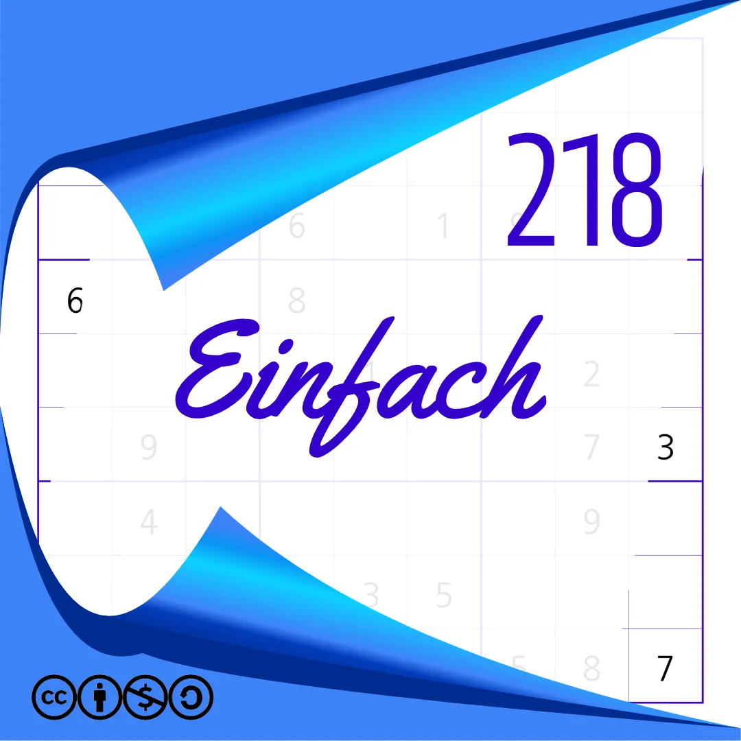 Sudoku Einfach Heft Nr. 218