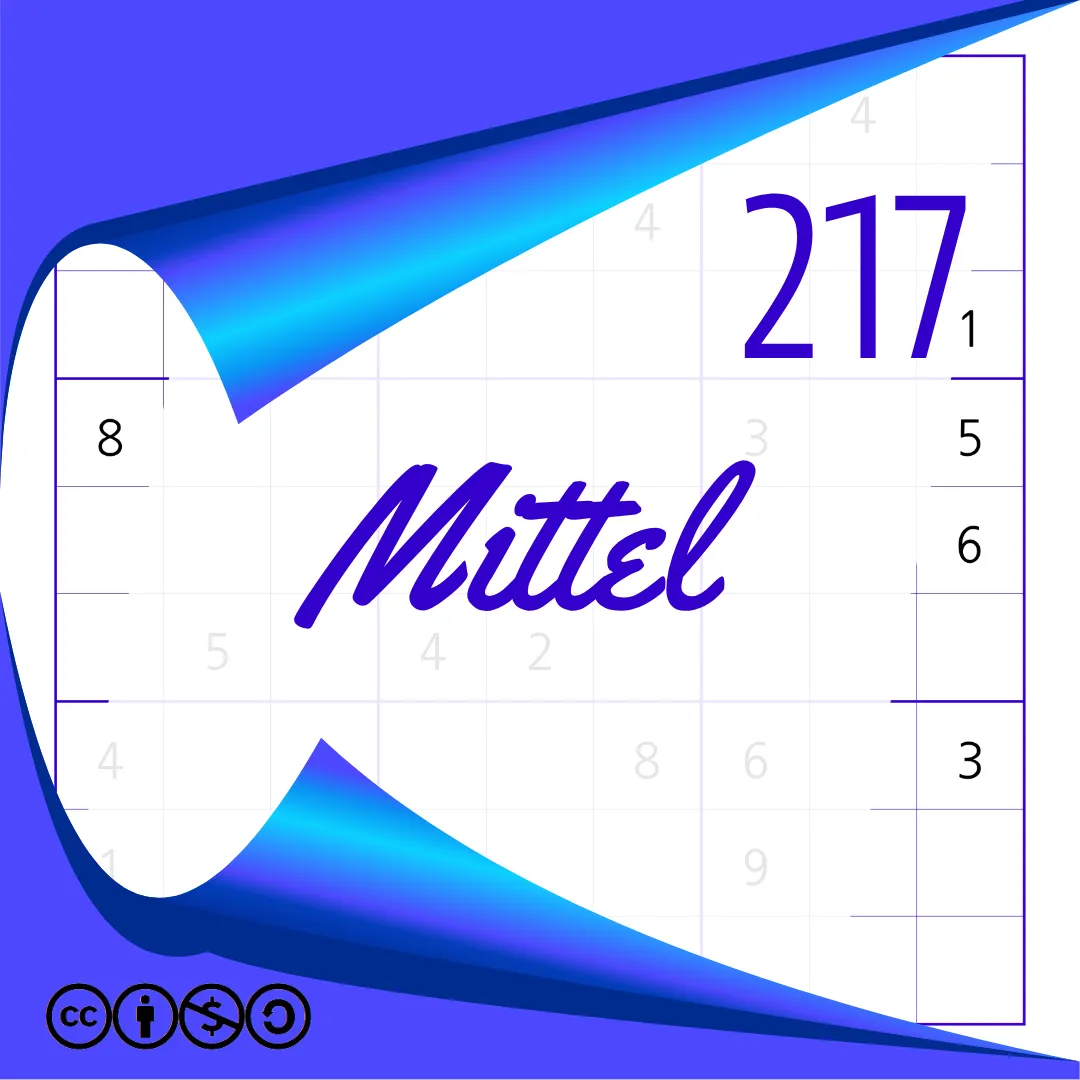 Sudoku Mittel Heft Nr. 217