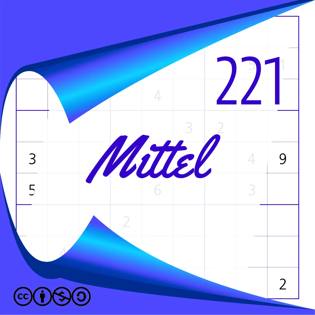 Sudoku Mittel Heft Nr. 221