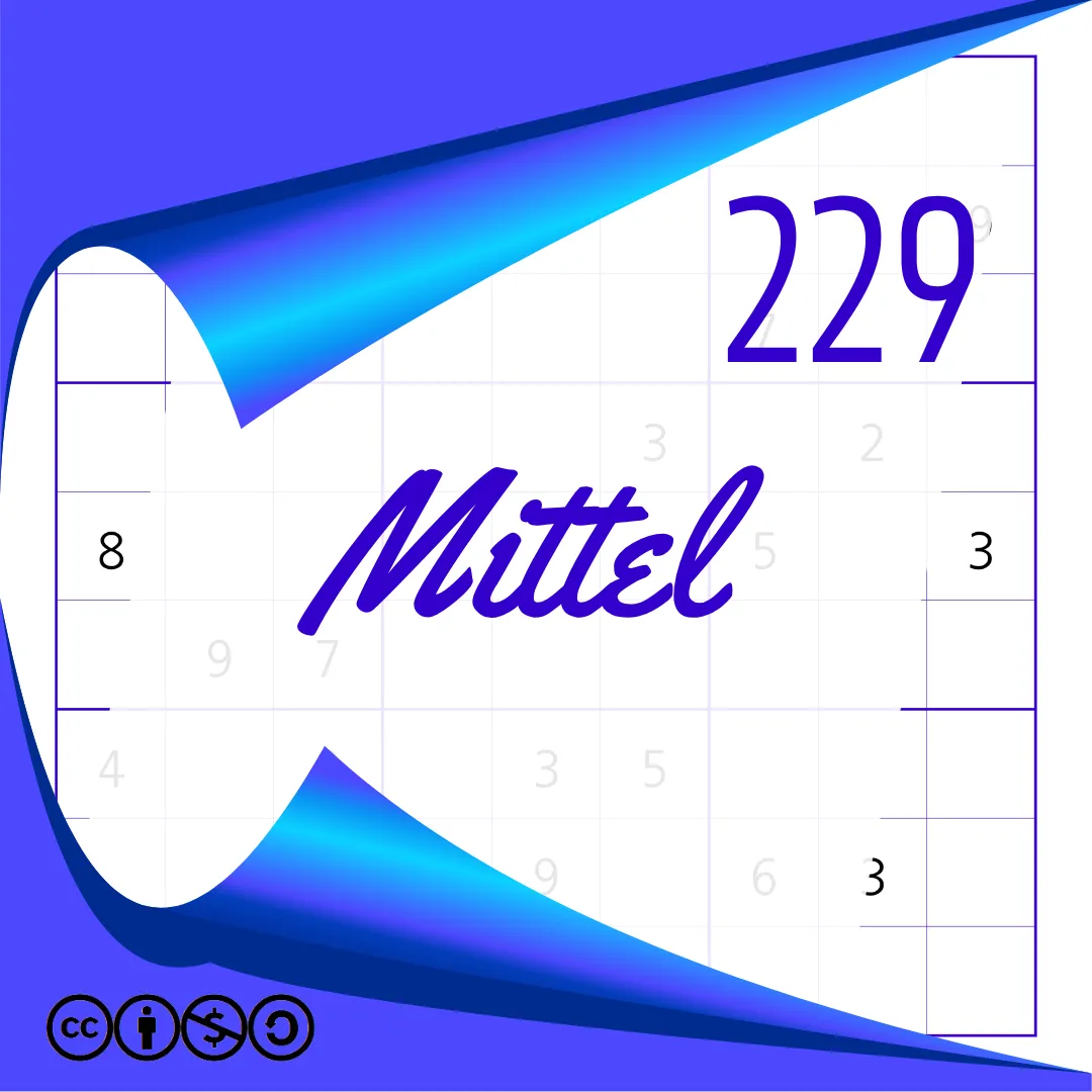 Sudoku Mittel Heft Nr. 229