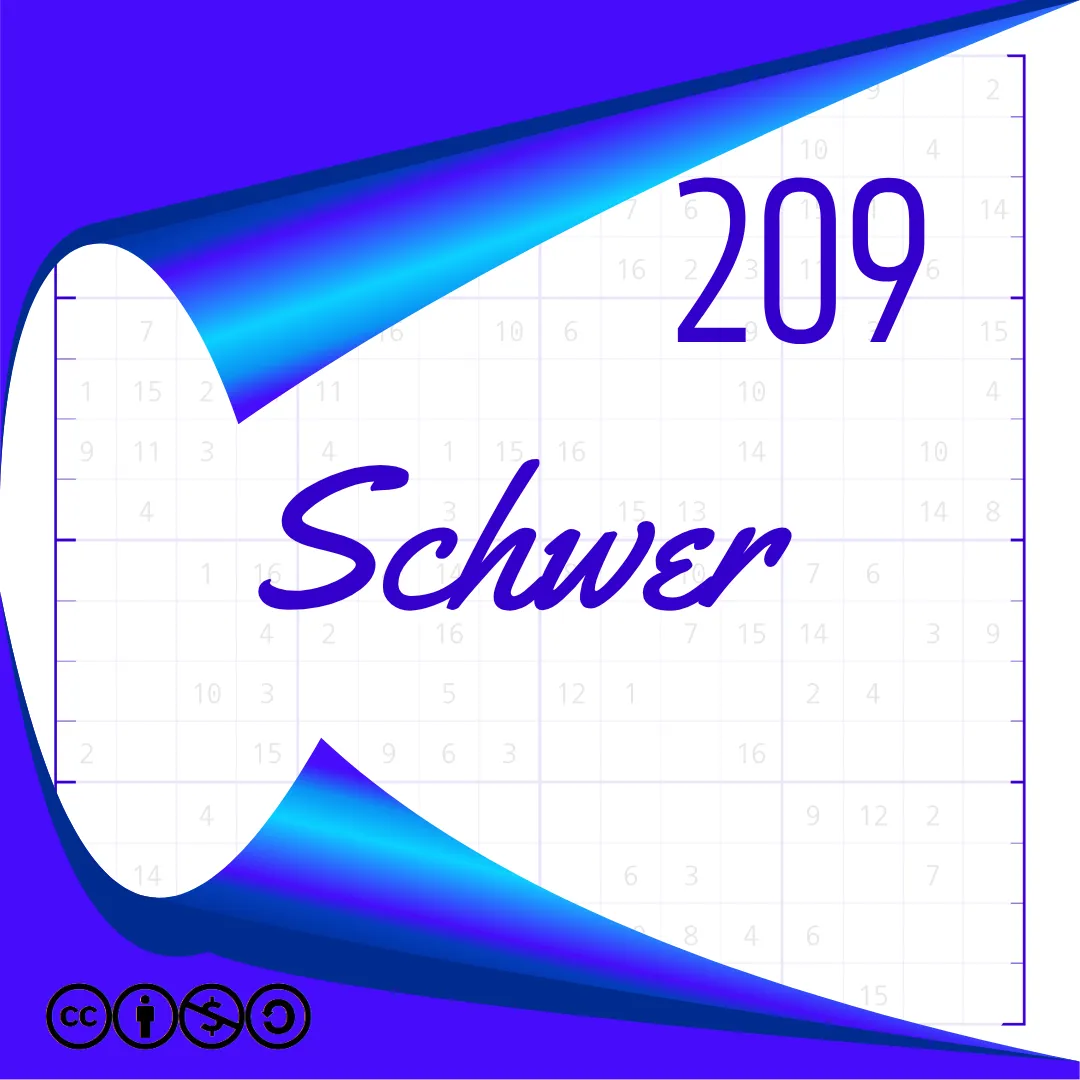 Sudoku Schwer Heft Nr. 209