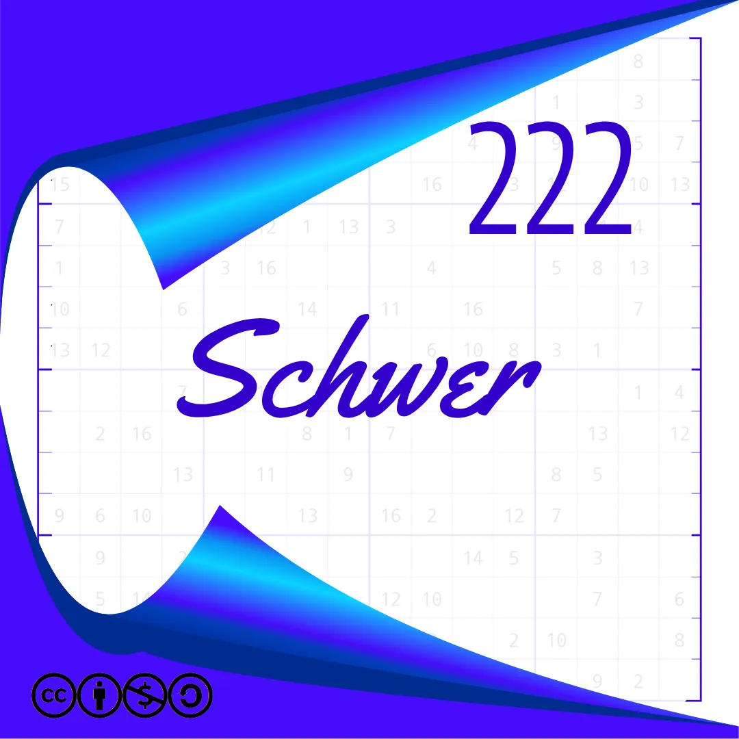 Sudoku Schwer Heft Nr. 222