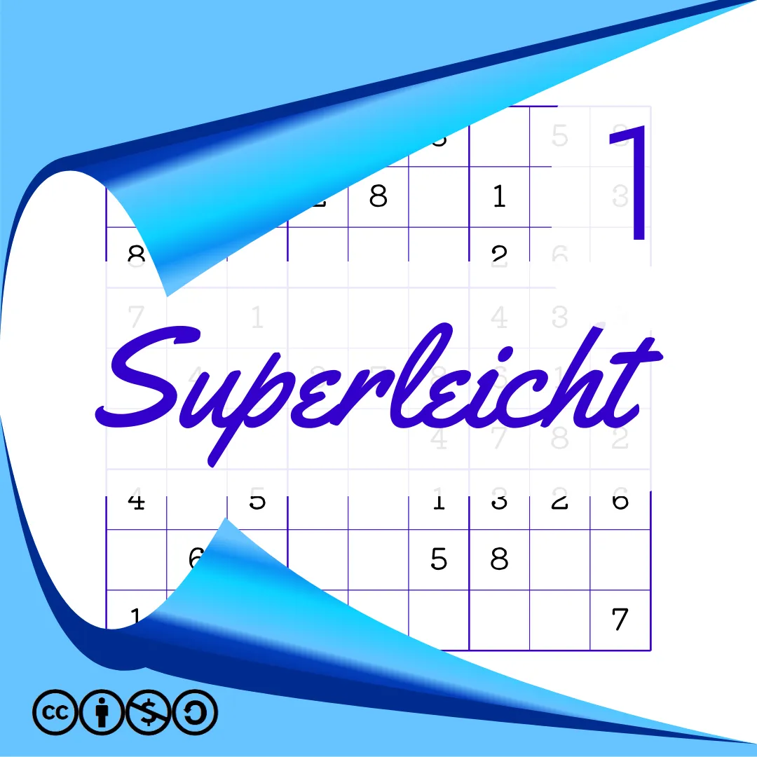 Sudoku Superleicht Heft Nr. 1