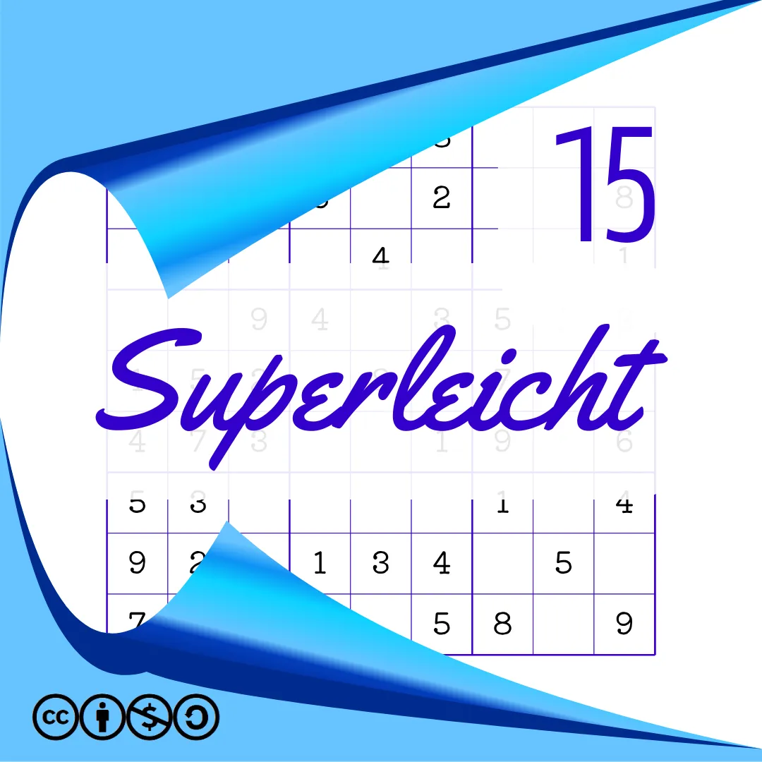 Sudoku Superleicht Heft Nr. 15