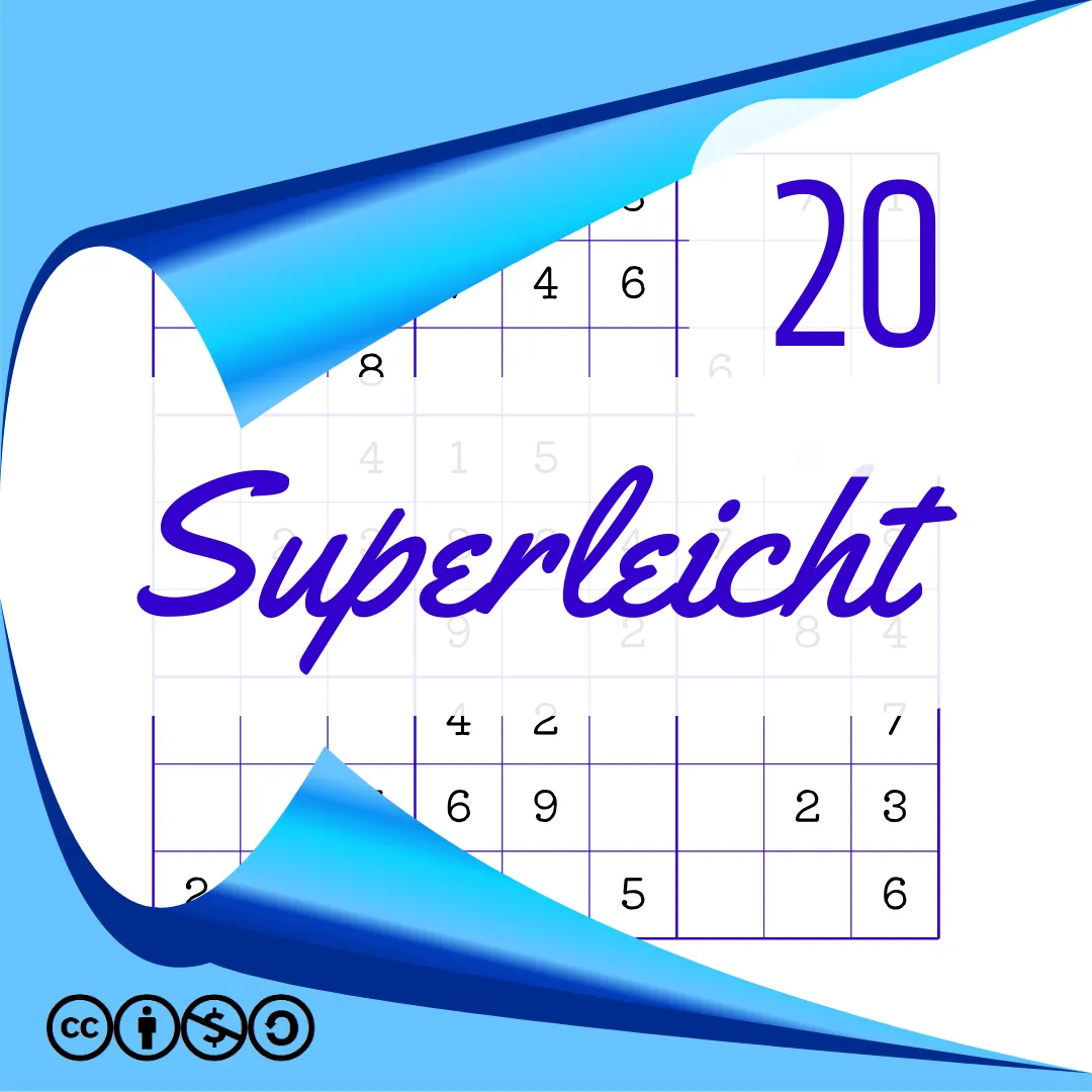 Sudoku Superleicht Heft Nr. 20