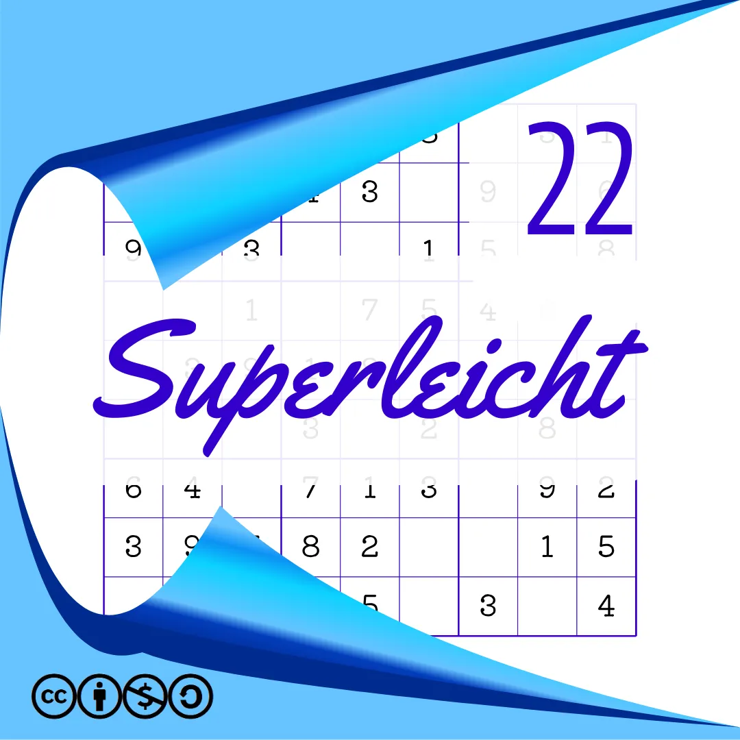 Sudoku Superleicht Heft Nr. 22