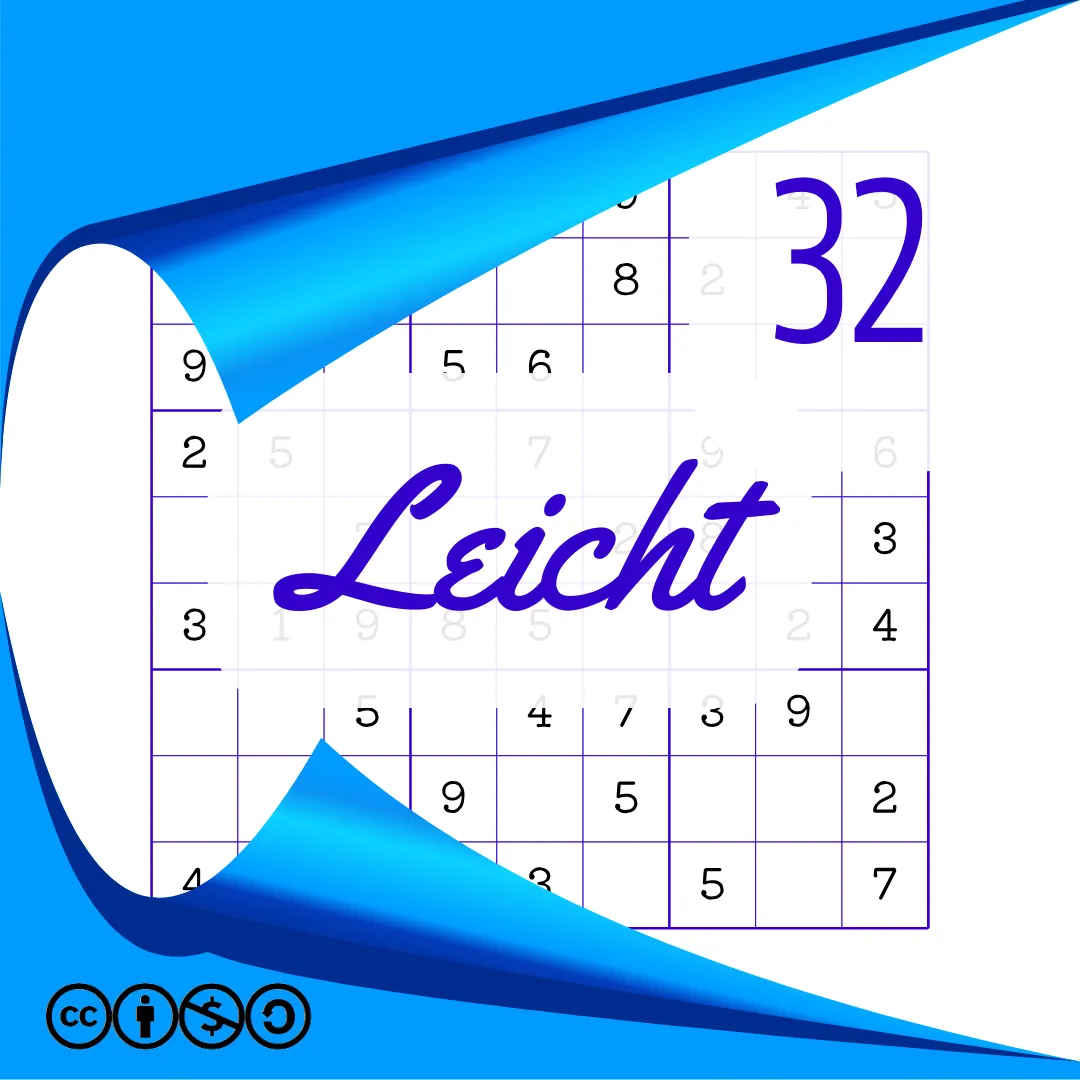 Sudoku Leicht Heft Nr. 32