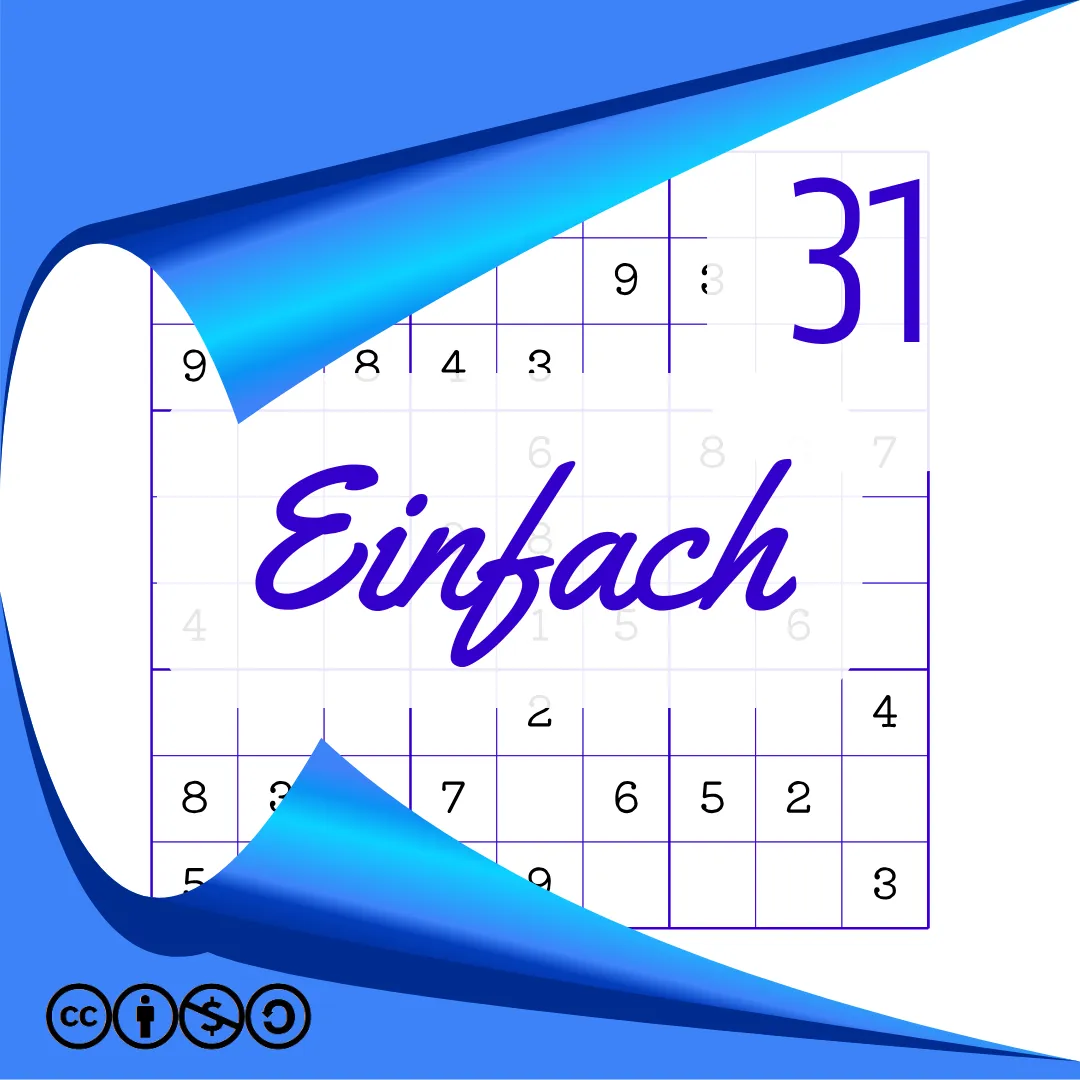 Sudoku Einfach Heft Nr. 31