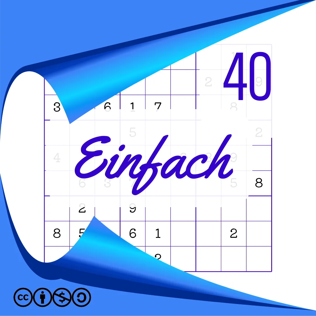 Sudoku Einfach Heft Nr. 40