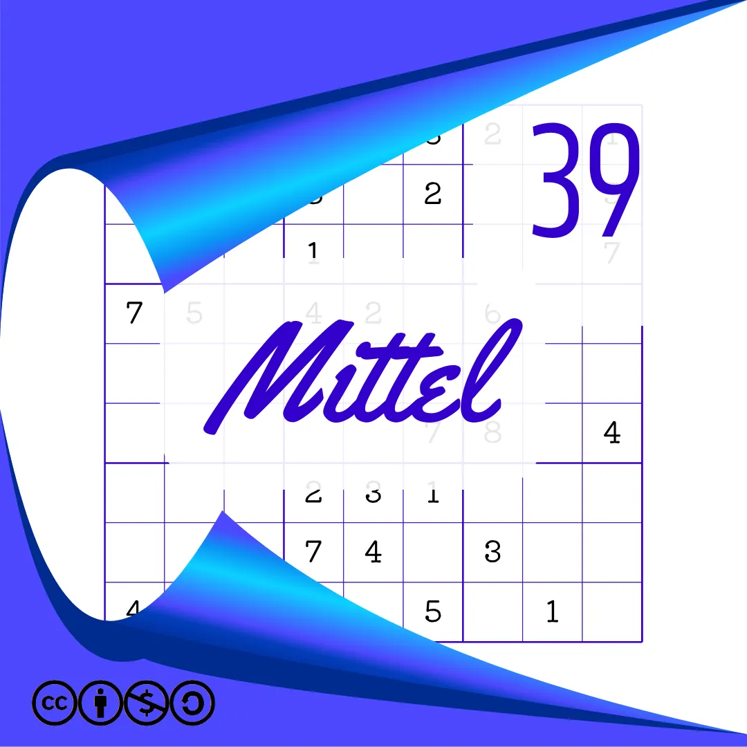 Sudoku Mittel Heft Nr. 39