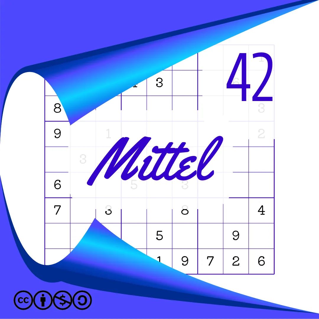 Sudoku Mittel Heft Nr. 42