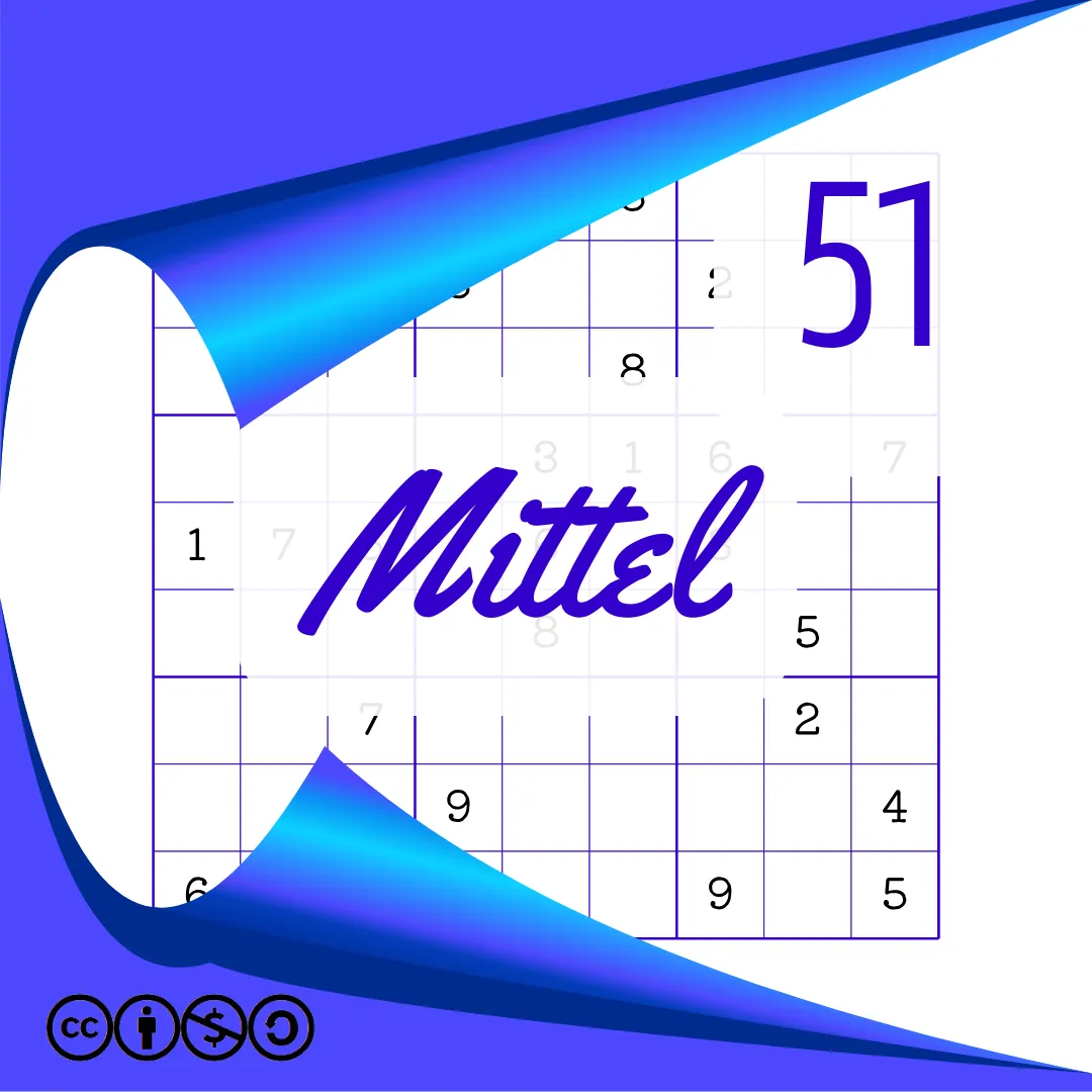 Sudoku Mittel Heft Nr. 51