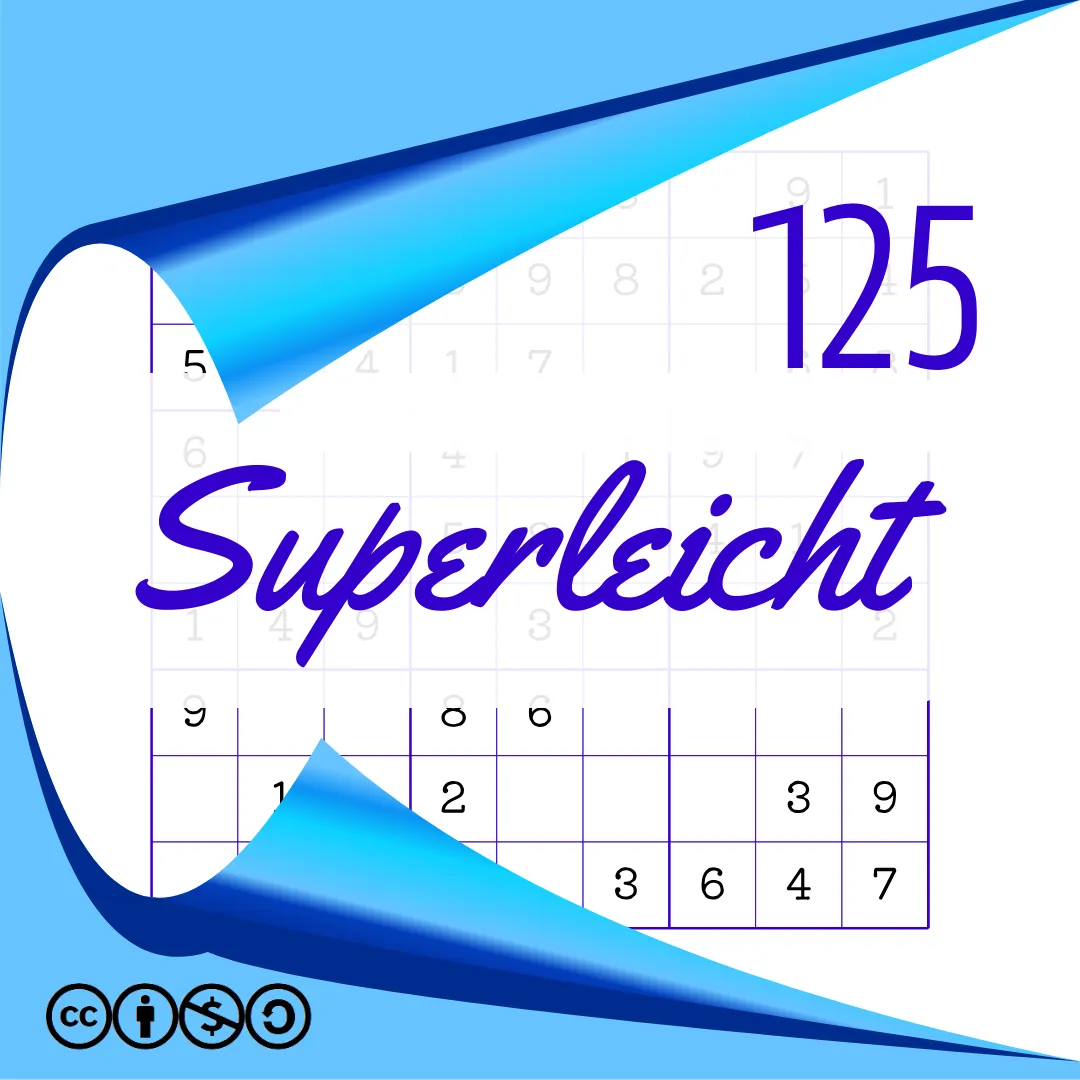 Sudoku Superleicht Heft Nr. 125