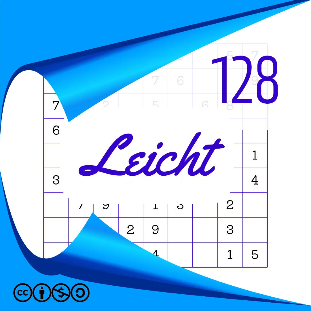 Sudoku Leicht Heft Nr. 128