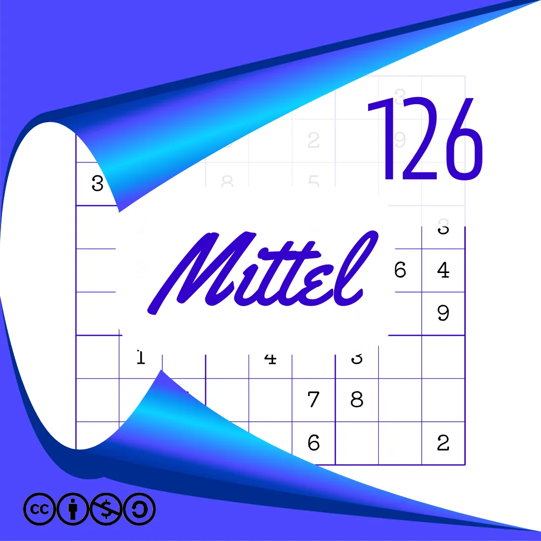 Sudoku Mittel Heft Nr. 126